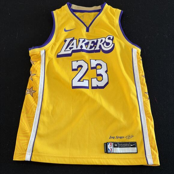 Lebron James Nike Lore Series City Edition Jersey Youth Medium LA Lakers NBA - Picture 1 of 10